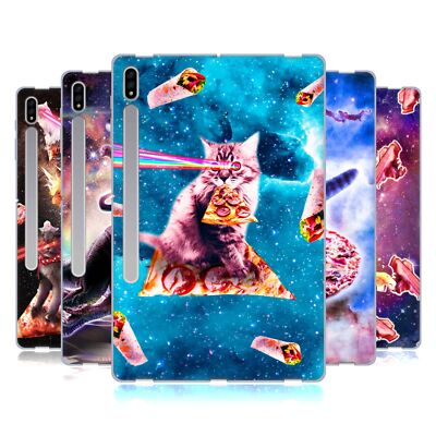 OFFICIAL RANDOM GALAXY SPACE CAT SOFT GEL CASE FOR SAMSUNG TABLETS 1