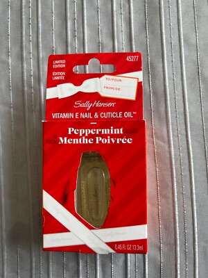 Sally Hansen Vitamin E Nail & Cuticle Oil Peppermint #45277 Limited Edition