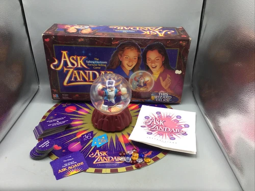 Vintage Milton Bradley Ask Zandar Board Game, 1992, Preowned.