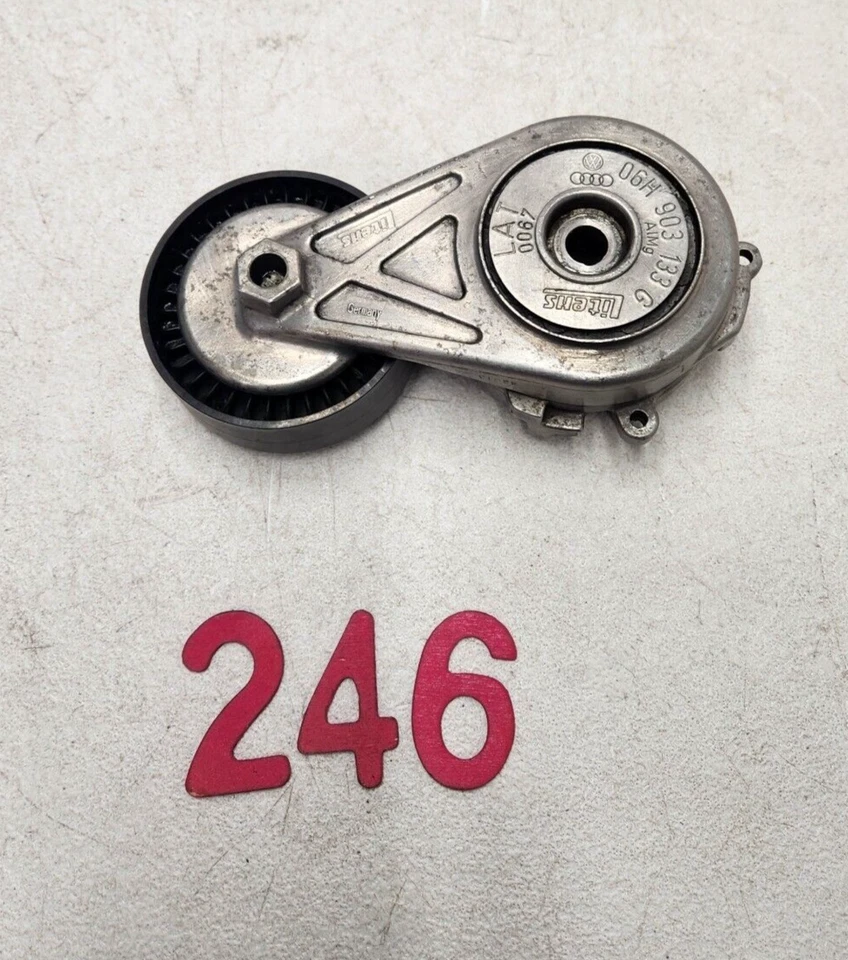 09-12 Audi A4 Quattro 2.0L Serpentine Cinturón Tensor Polea OEM 06H903133G Foto 2 de 4