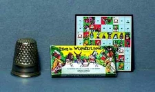 Dollhouse Miniature 1:12 Alice In Wonderland Game 1970s  dollhouse girl game