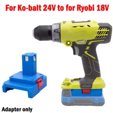 New For Ko balt 24V Li-ion Battery Adapter to for Ryobi 18V Series Power Tools