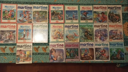 Lot de 22 albums de Martine - Zdjęcie 1 z 8