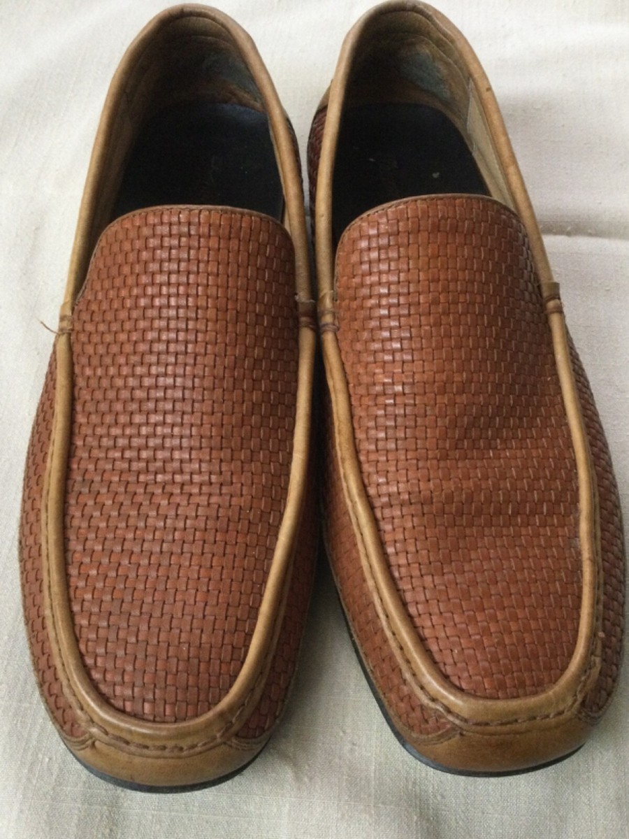 Tommy Bahama Naples All Over Woven Drivers / Loafers Tan  display picture 2