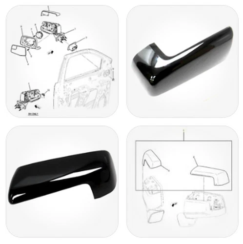 Outside Rear View Mirror Housing Upper Left Side Chevrolet Silverado GMC Sierra