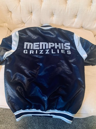 Memphis Grizzlies Starter Force Play Jacket - Mens M - Picture 2 of 4