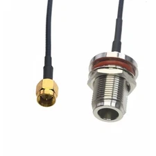 RF Cable SMA male to N female nut bulkhead RG174 6"~10FT GPS antenna Diplexer
