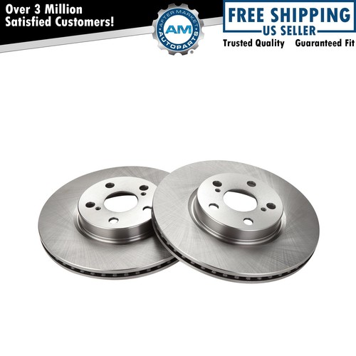 Brake Rotor Front Pair for Toyota Corolla Matrix Scion xD Pontiac Vibe