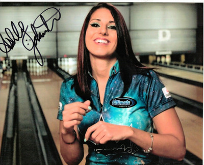 Ashly Galante PWBA Bowler Bowling Signed Autographed 8 x 10 Photo