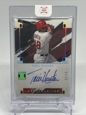 2024 Panini Impeccable - Indelible Ink Torii Hunter #II-TH Holo Silver /25 (AU)