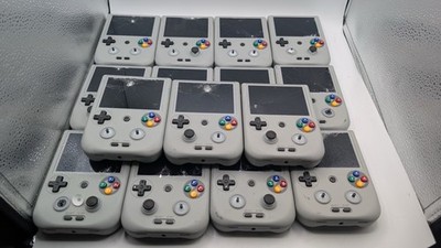 Lot Of 16 ANBERNIC RG406V Retro Handheld Game Console PARTS OR REPAIR READ DESC.