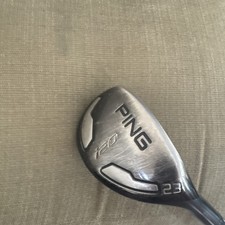 Ping i20 RH Hybrid 23 Golf Club - TFC 707H Graphite Shaft - Stiff Flex