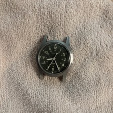 Orologio meccanico manuale Hamilton 9415A quadrante nero. Cachi 