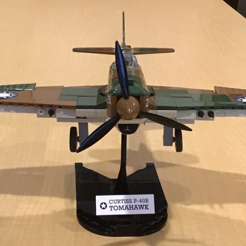 COBI 5527 - Curtiss P-40B Tomahawk - Incompleto - Vendedor de EE. UU. Foto 3 de 4