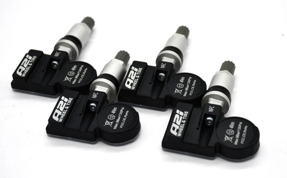 Set 4 TPMS Tire Pressure Sensors 433Mhz Metal fits 2008 Dodge Challenger - Image 4 of 4