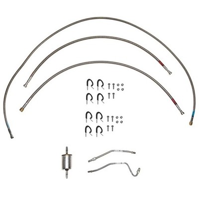 For GMC K1500 1988-1995 V8, Reg Cab/Short Bed Quick Fix Fuel Line Kit QFF0020SS