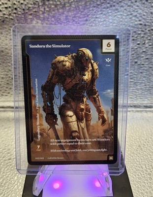 Wonders of The First-Sandura the Simulator (Mythic): Call Of The Stones