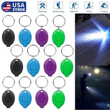 10  LED Keychain Flashlight Mini Keychain Light Ultra Bright Flashlight Portable