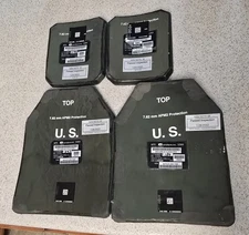 Full Set,  7.62mm APM2 Protection Plates NSN 8470-01-520-7385 Armor Size Large
