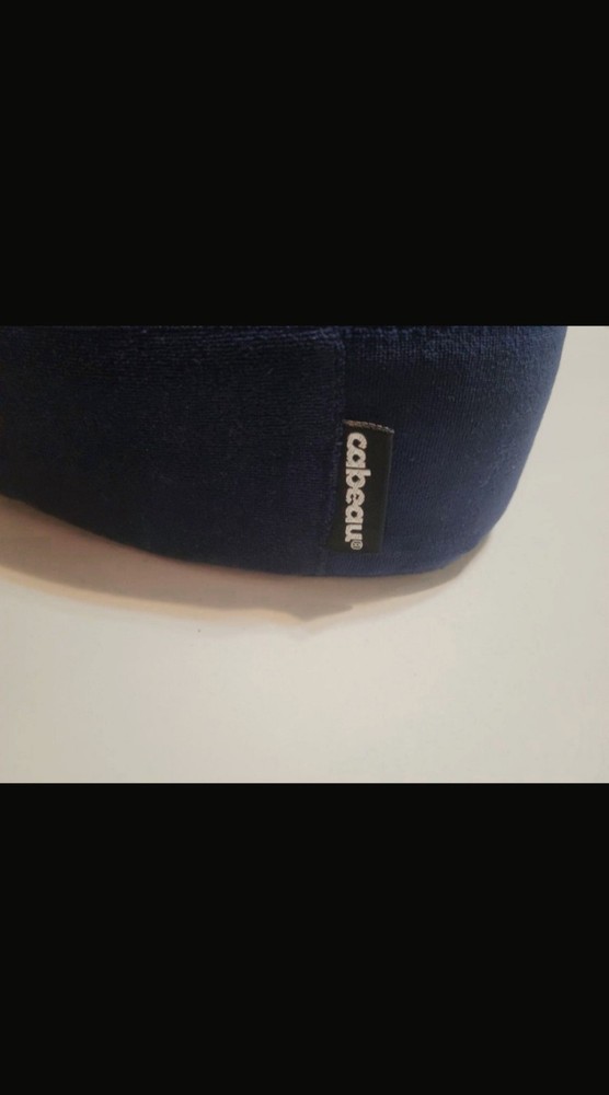 Cabeau Premium Memory Foam Travel Pillow in Navy Blue for Ultimate Comfort