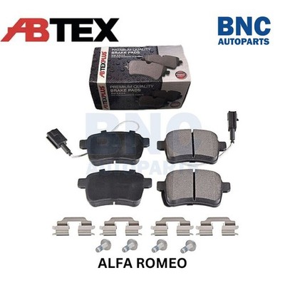 Abtex Rear Brake Pads fits ALFA ROMEO GIULIETTA 2010-2020