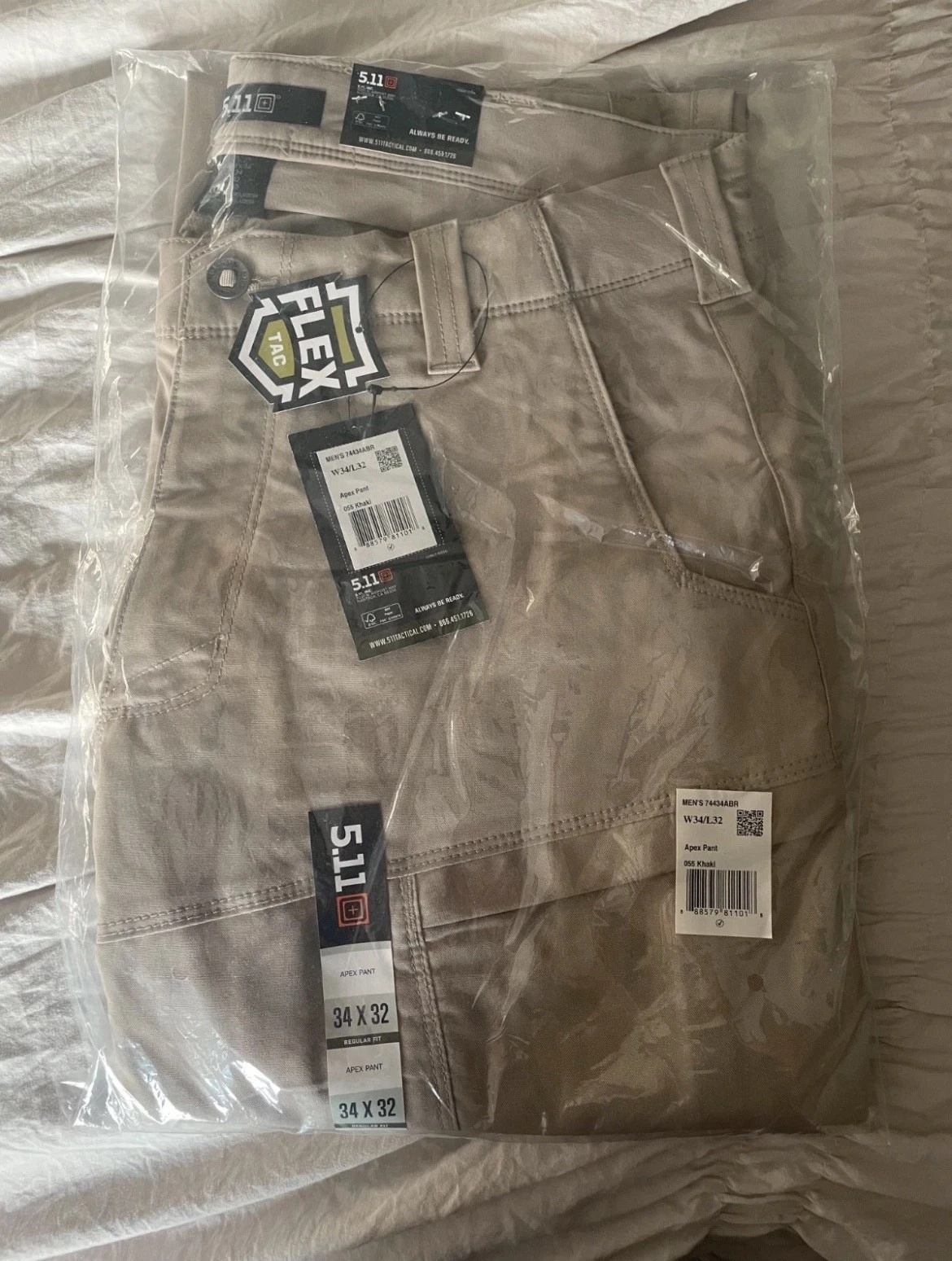 5.11 Tactical Apex Pants 74434ABR KHAKI 34x32 Flex Stretch Cargo NWT
Opens in a new window or tab