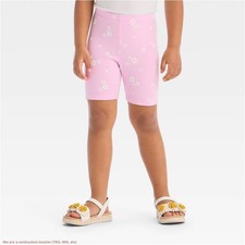 Toddler Girls' Floral Bike Shorts - Cat  Jack Light Purple 3T SEE DEAL  