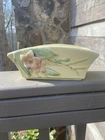 Vintage McCoy Yellow Blossom Time Planter Raised Pink Dogwood Flower Design 1940