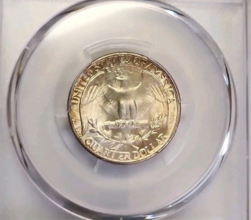 1940-D Washington Silver Quarter PCGS MS66 CAC /Color * - Picture 10 of 19