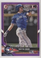 2018 Bowman Draft Purple 111/250 Griffin Conine #BD-153 3rt