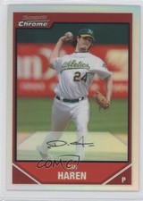 2007 Bowman Chrome Refractor Dan Haren #56 1f0