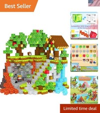 Magnetic Blocks, Magnetic Tiles Building Blocks, Magnet Cubes Toddler Kids To...