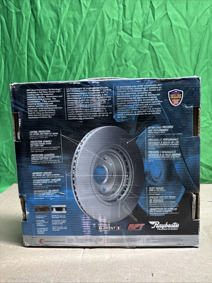 Rotor de freno trasero Raybestos 980577FZN para 05-22 Acura Honda Accord ILX TSX Foto 3 de 3
