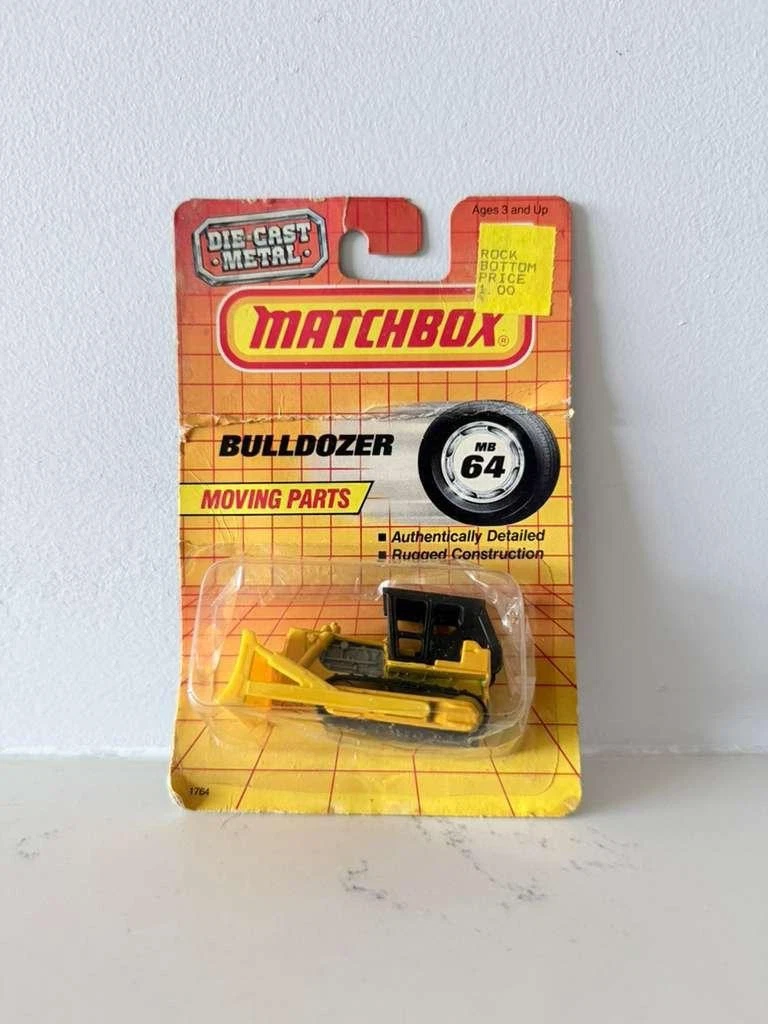 Matchbox Bulldozer In Vintage Manufacture Diecast Cars, Trucks