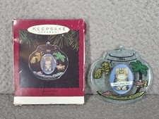 VTG 1994 HALLMARK  Special Cat  CHRISTMAS ORNAMENT Photo Holder Frame