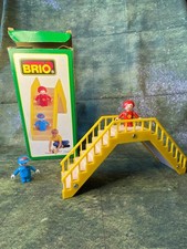 BRIO footbridge / pedestrian overpass  33665 Vintage RARE OOP with figures & box