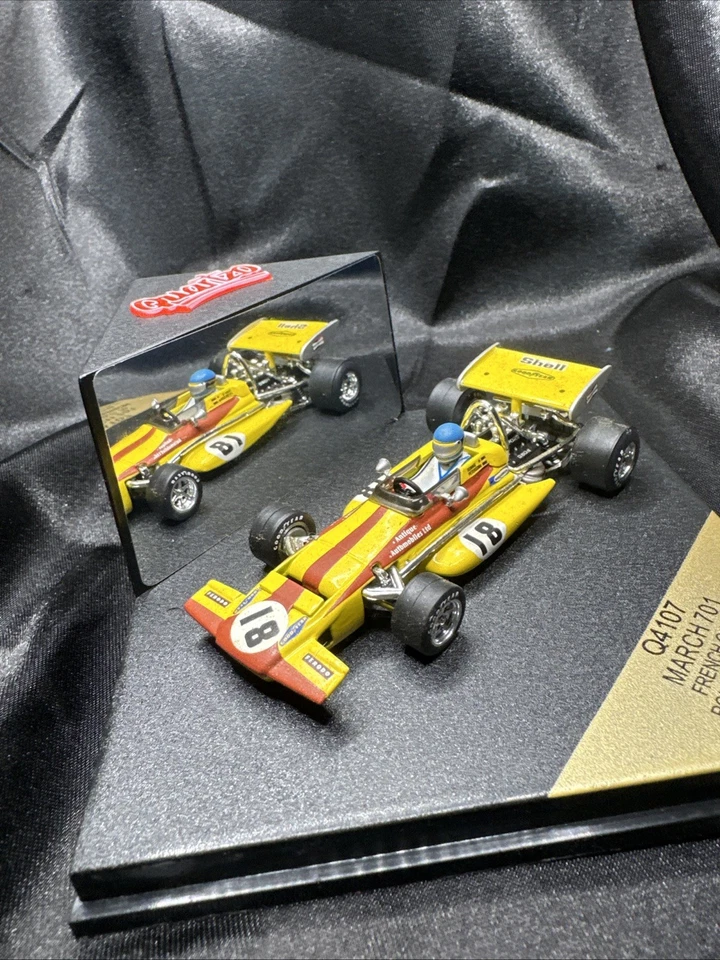 1:43 QUARTZO Q4107 MARCH 701 FRENCH G.P. 70 RONNIE PETERSON USA Case - Image 4 of 4