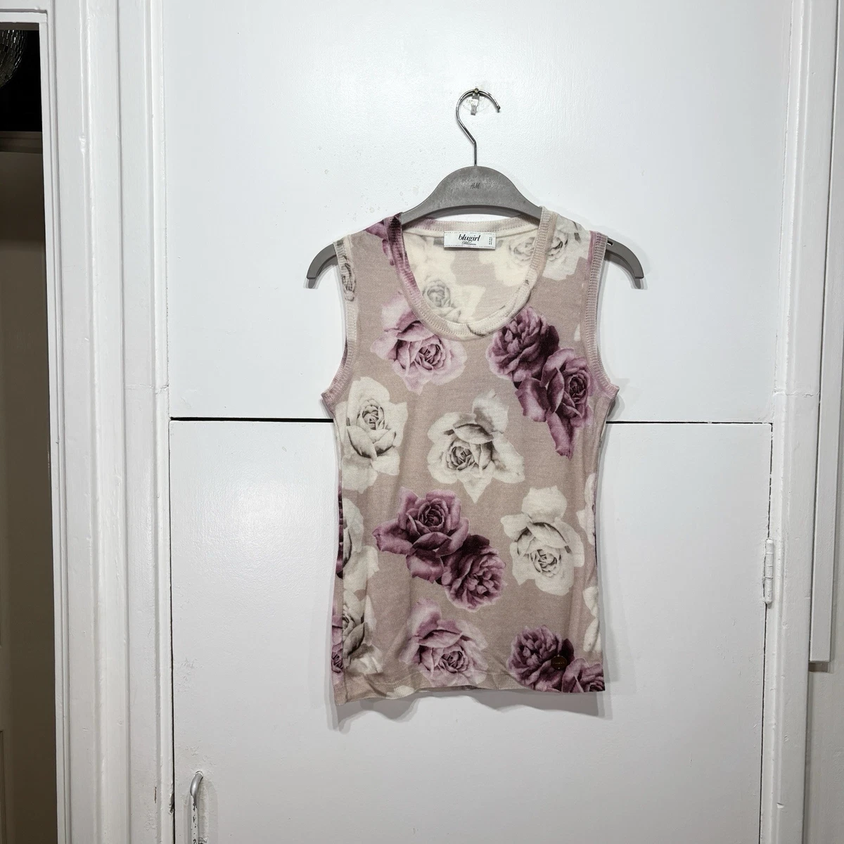 Top Blugirl Blumarine – Taille 38 – Couleur Transparente – Occasion Très Bon état