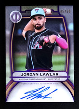 2025 Topps Tribute Jordan Lawlar Auto Purple #d/50 Diamondbacks