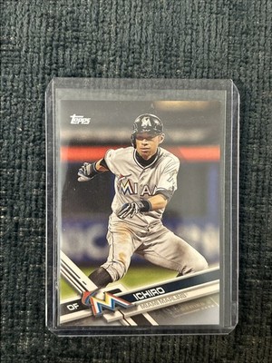 2017 Topps Ichiro Suzuki #699 Father's Day Powder Blue /50 Marlins Mariners SSP
