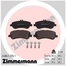 Satz Bremsbeläge Bremsklötze vorne für Mercedes GLK-Klasse X204 24534930