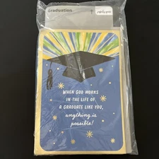 Card Religious Graduation Card DaySpring Company Card “Pack Of 4” NEW Sealed