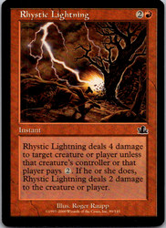 Rhystic Lightning - Prophecy #99 Common Instant