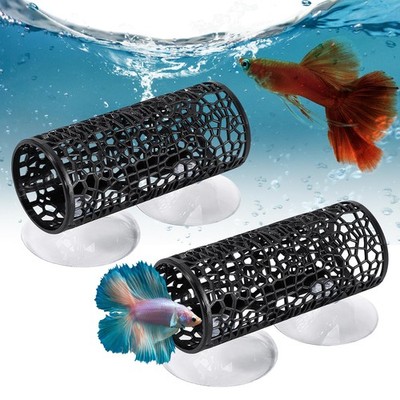 2 Stück Betta Fischtunnel, Versteck aktualisiert für Aquarium