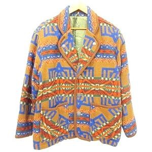 Creation Cube Native Pattern Jacket Coat Men’s Br… - image 6