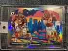 2024 Panini Donruss Optic Dual Downtown Mahomes Kelce HAS PRINT LINES