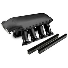 Holley 300-122bk Ls Hi-ram Efi Intake Manifold Kit Gm Ls-series Black Aluminum
