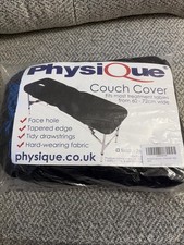 PHYSIQUE Couch Cover for Massage Table/Bed - Protective cover with Face Hole