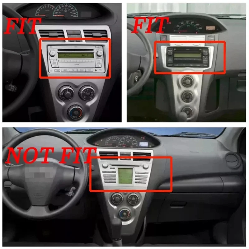 7" For Toyota Yaris 2007-2011 Carplay Android 15 Car Stereo Radio GPS Navi 64GB - Image 4 of 4