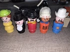 Vintage Fisher Price Little People Western Town Figures Lot 80s USA Collectible